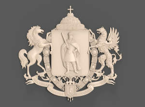 Полный герб Рязани